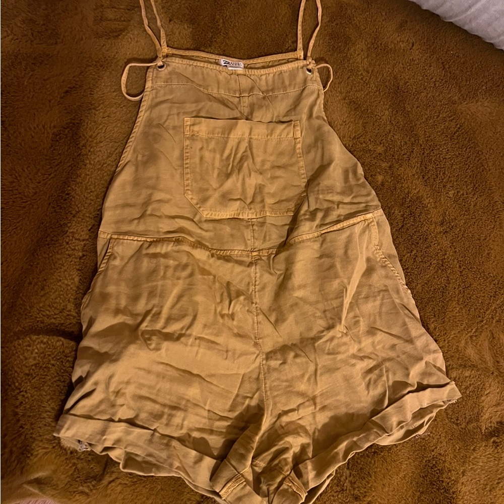 Billabong Yellow Romper with Front Pocket